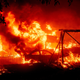 The Complex Fire burns in California in 2020.